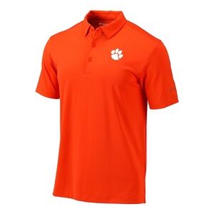 Columbia Orange Polo Shirt with Logo